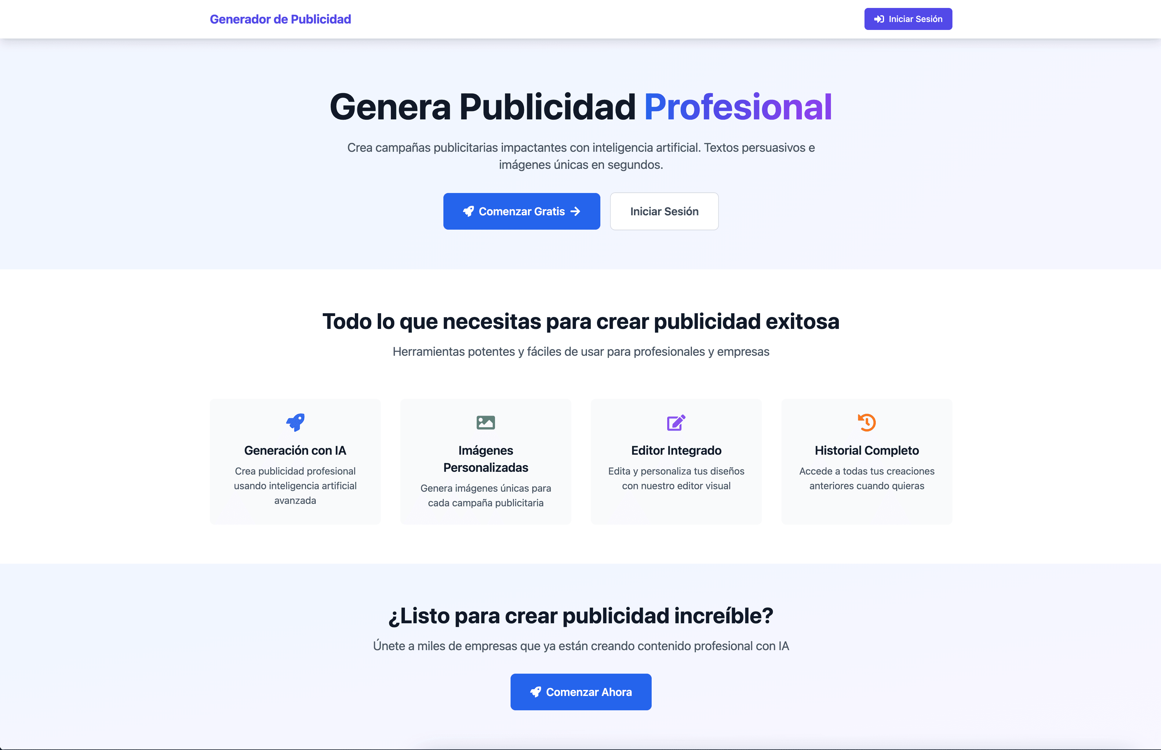 GenPub AI Advertising Generator