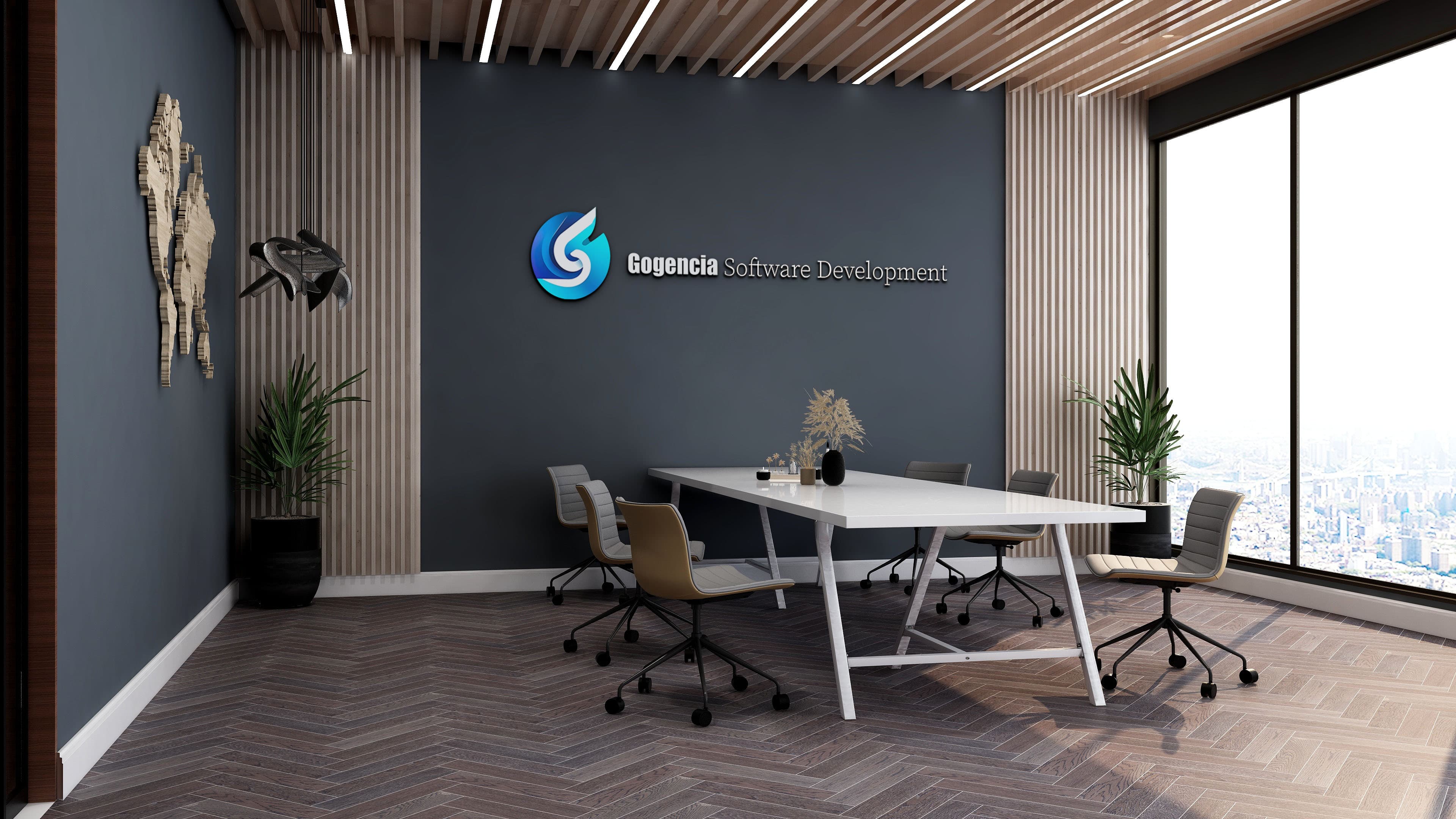 Gogencia Office Background